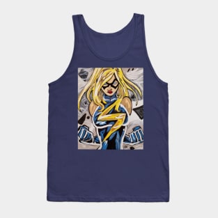 Ms. Marvel by Scott Hulderson Tank Top